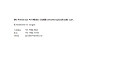 Desktop Screenshot of newmedics.de